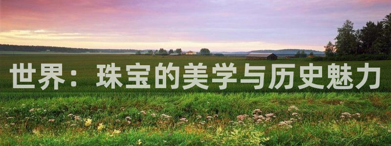 开丰娱乐怎么样：世界：珠宝的美学与历史魅力