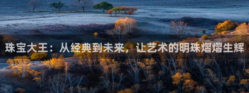 开丰娱乐开户：珠宝大王：从经典到未来，让艺术的明珠熠熠生辉