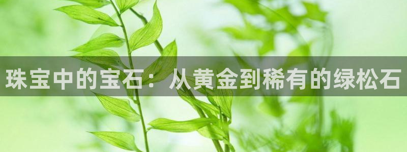开丰娱乐登入地址在哪：珠宝中的宝石：从黄金到稀有的绿松石