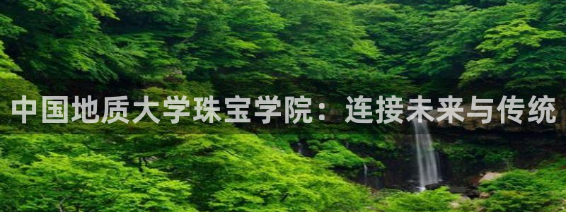 开丰娱乐注册登录：中国地质大学珠宝学院：连接未来与传统