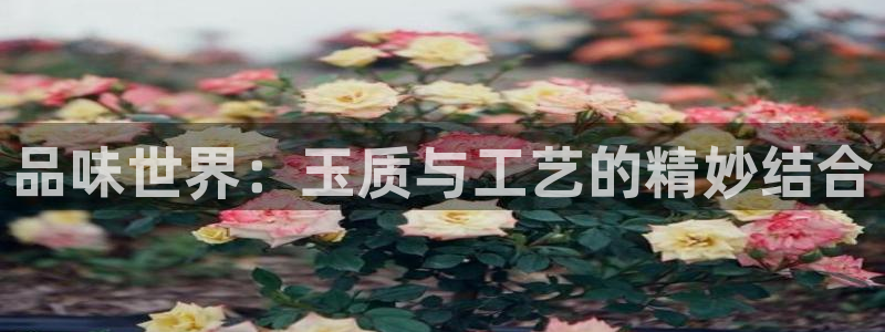 开丰娱乐app：品味世界：玉质与工艺的精妙结合