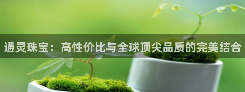 开丰娱乐科技：通灵珠宝：高性价比与全球顶尖品质的完美结合